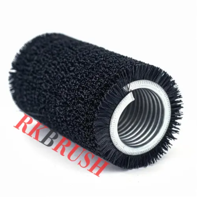 Abrasive Nylon Roller Brush Shaft Mounted